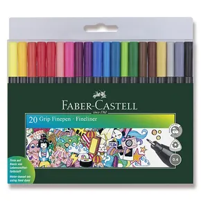 Marker Faber-Castell 151620 Grip 20 szt., 0,4 mm